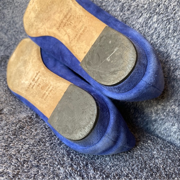 KATE SPADE Norella Suede Ballet Flats with Rhinestone Buckles - Picture 9 of 13